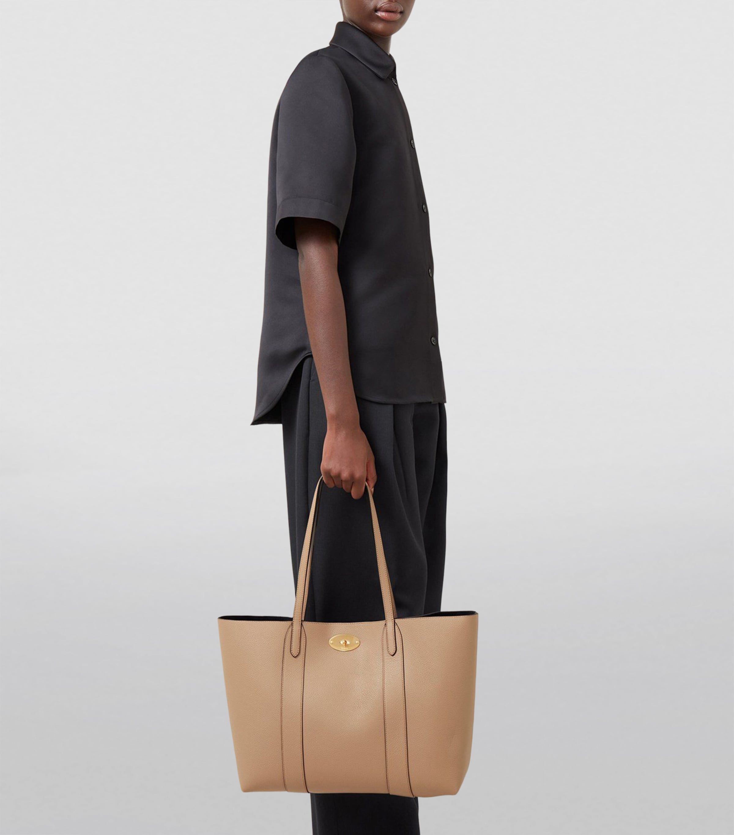 Leather Bayswater Tote Bag
