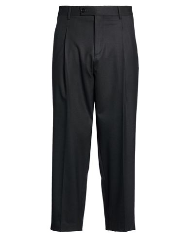 Man Pants Black Size 28 Virgin Wool, Elastane