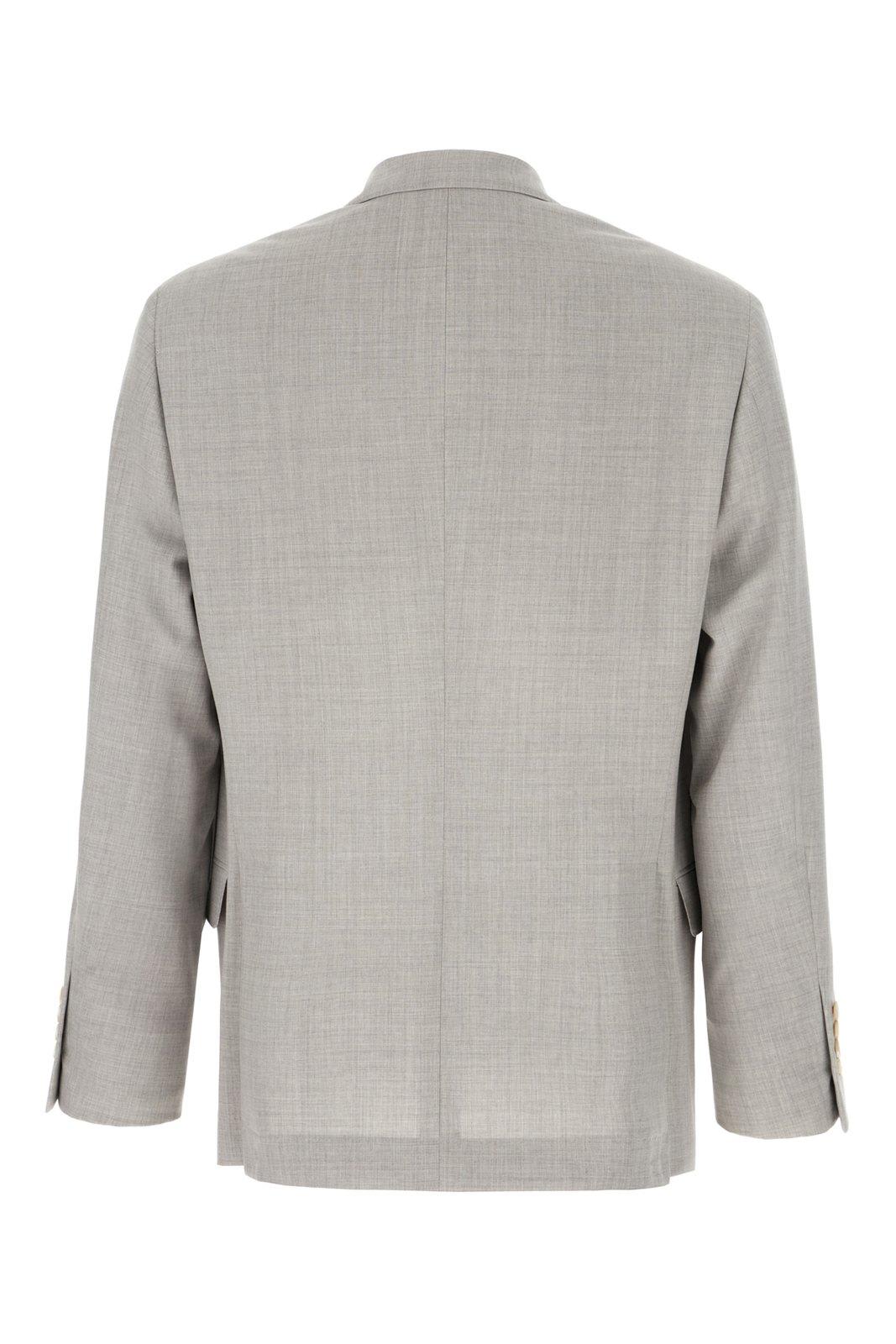 Double-breasted tailored blazer - Grey