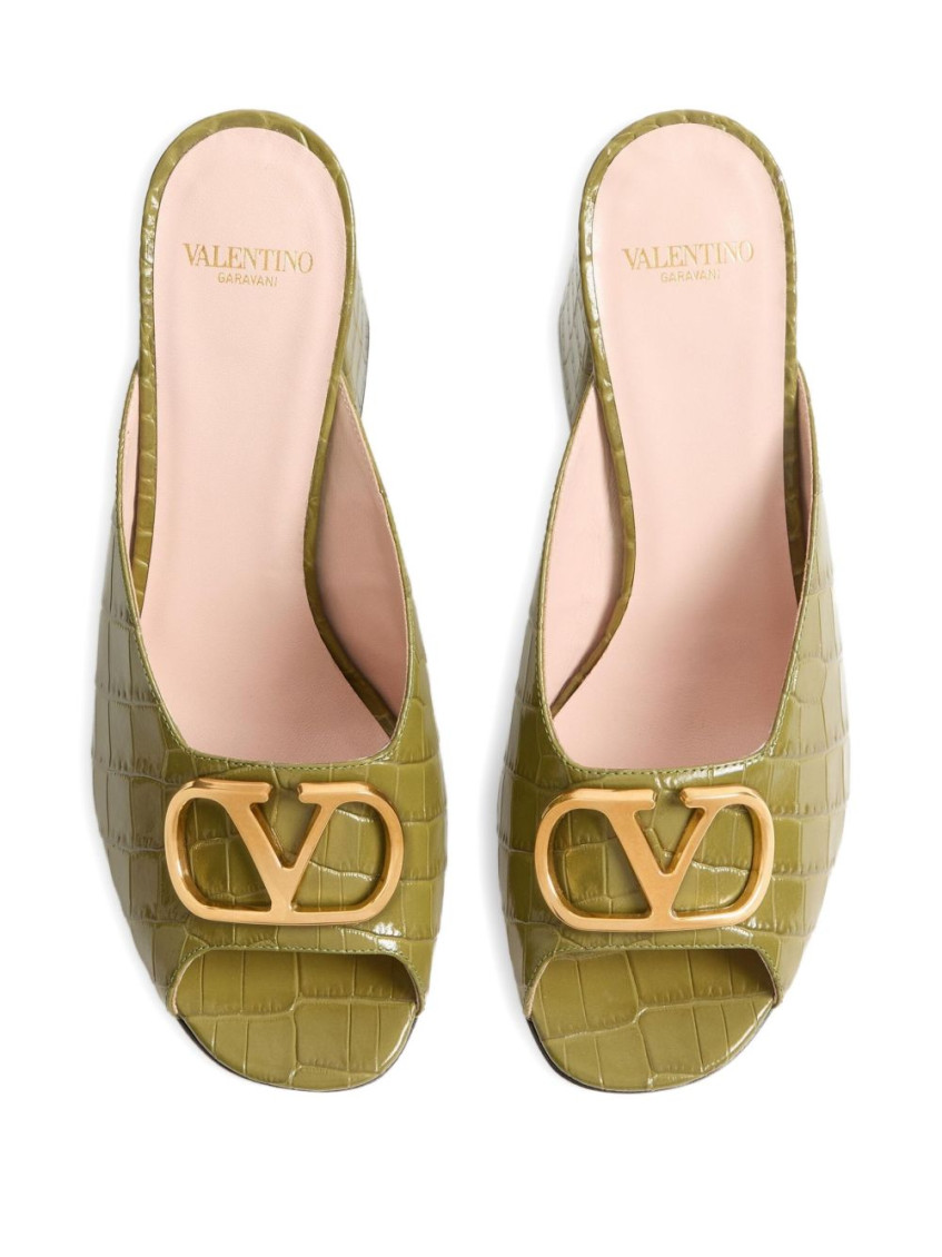 Vlogo Signature Leather Mules