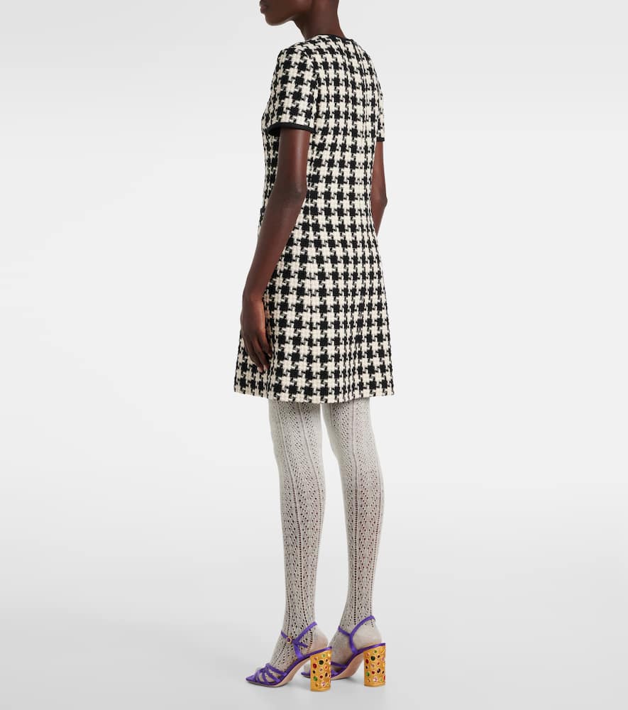 Logo wool-blend tights