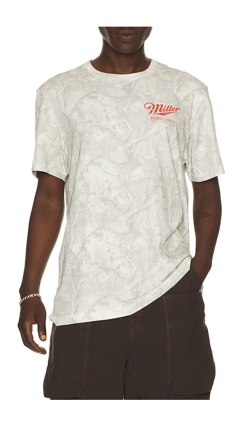Junk Food Miller High Life Tee in Grey. - XS also in S, M, L, XL/1X