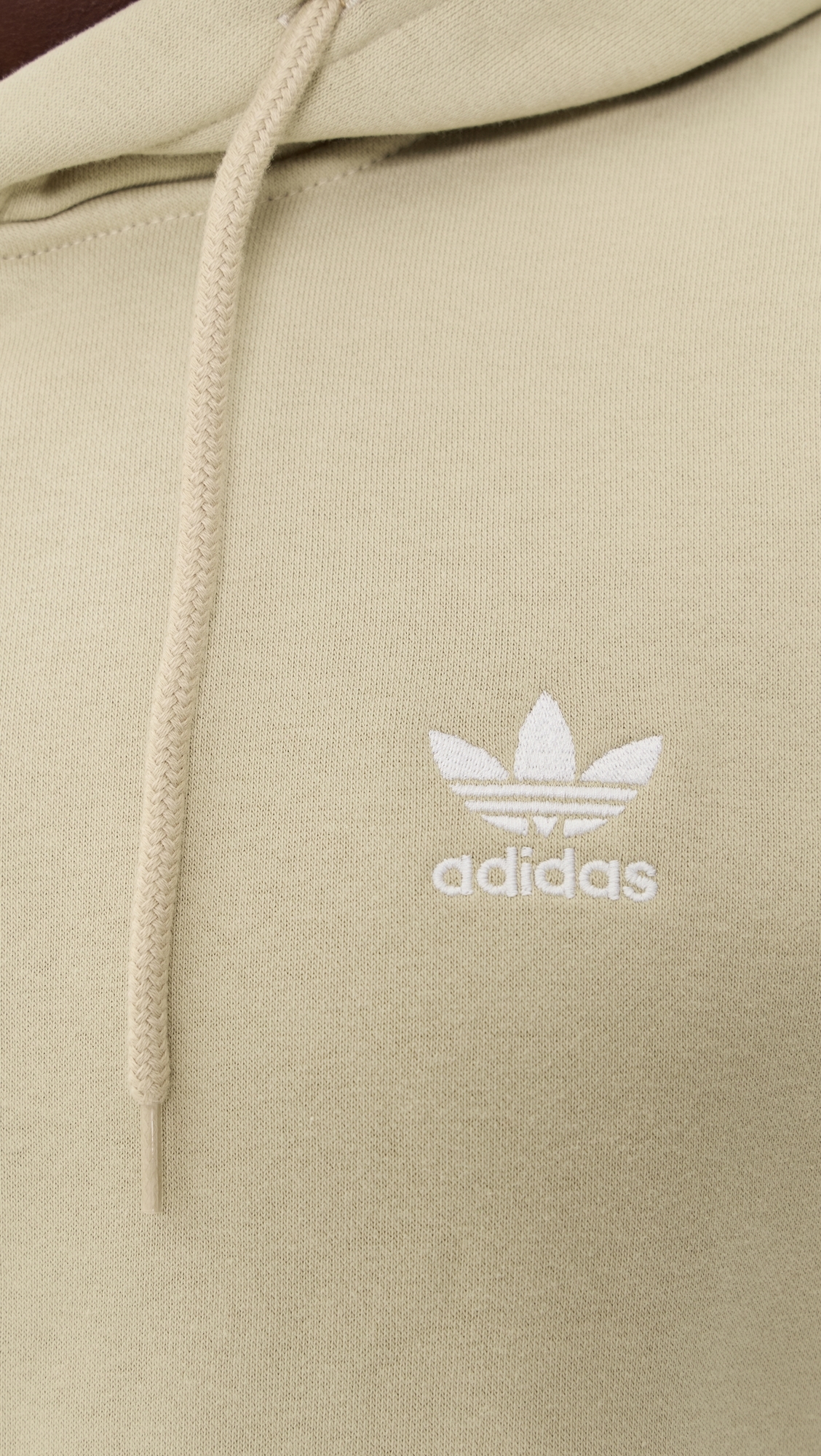 Trefoil Essentials Hoodie Stone Khaki