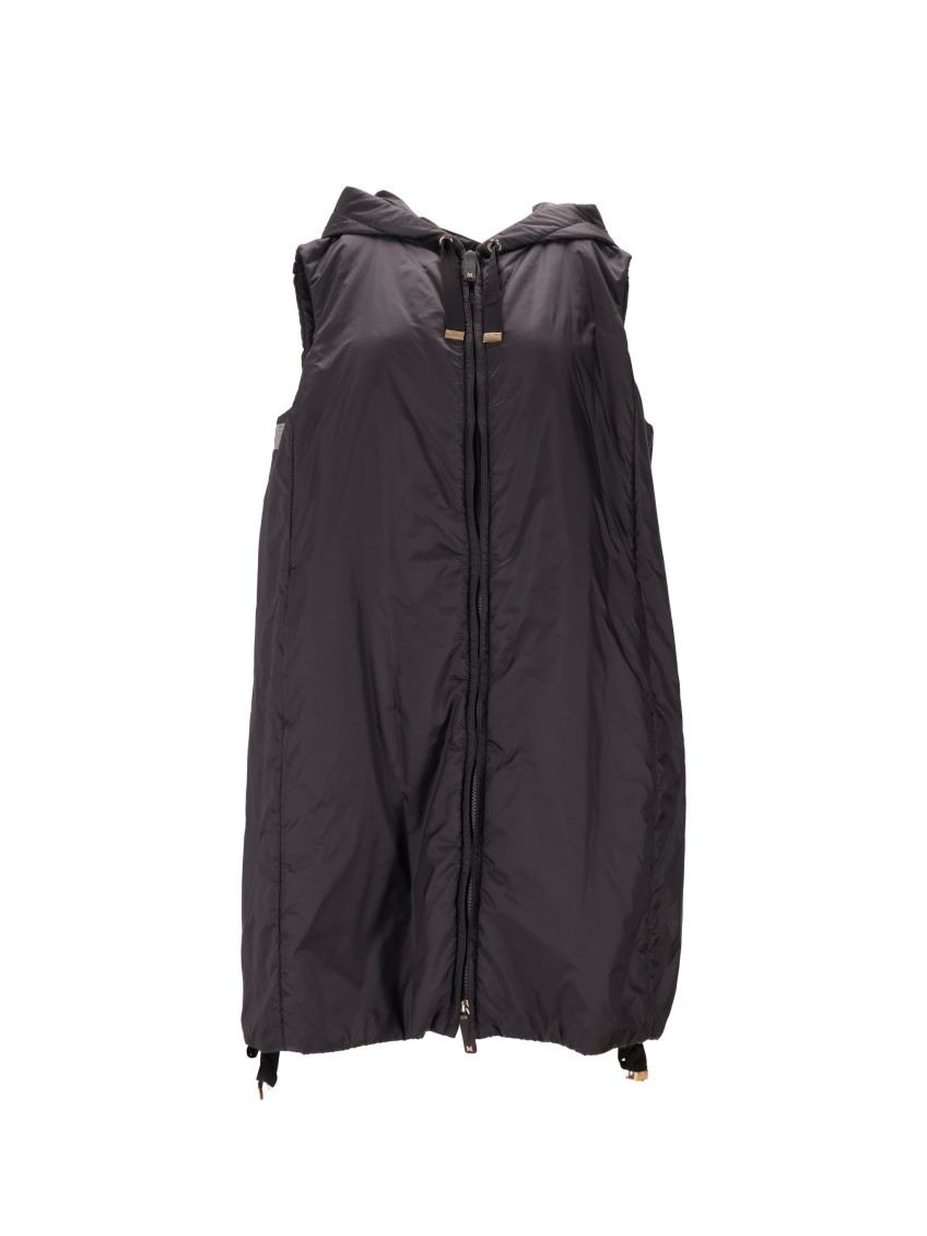 Black Sleeveless Jacket