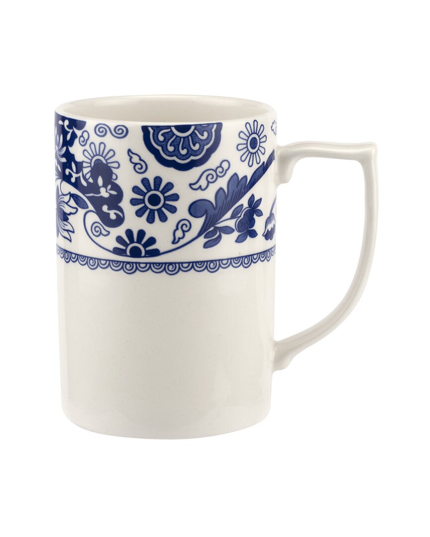 Spode Set of 4 Blue Italian Brocato 12oz Mug