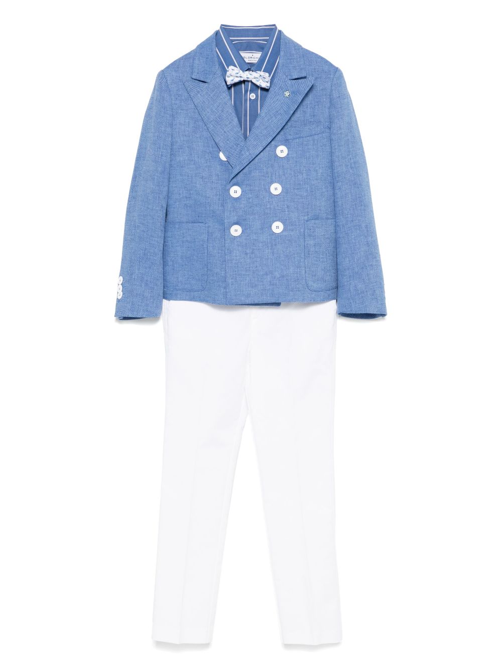 Colourblock suit (set of three) - Blue