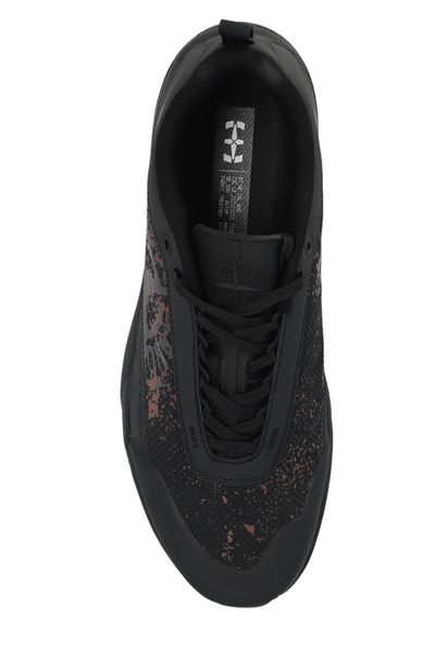 Stone Island Grime Round-Toe Panelled Sneakers