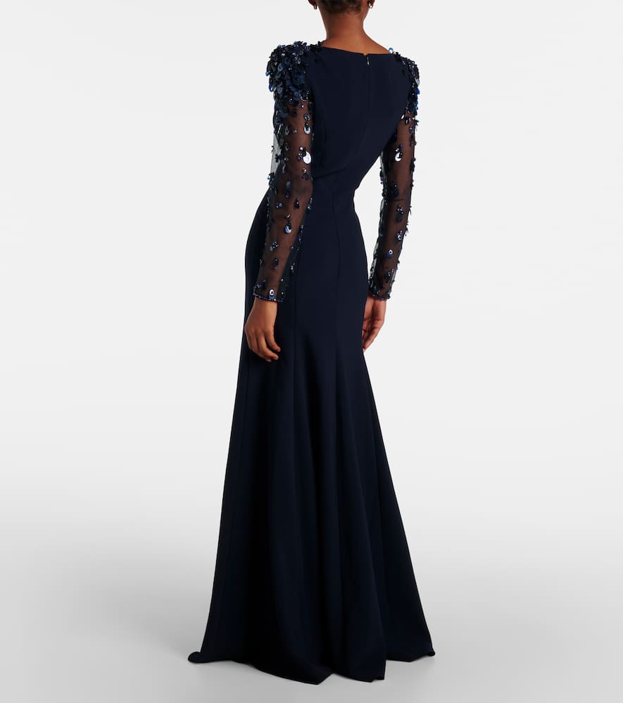 Midnight embellished gown