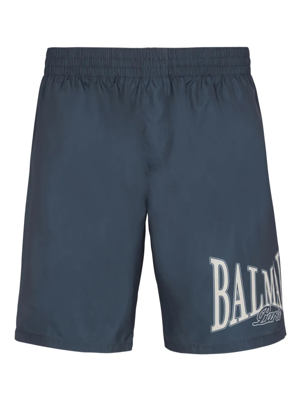 College-Logo Swim Shorts — Navy