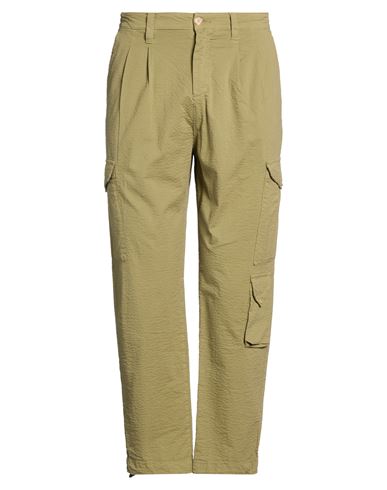 Bl.11 Block Eleven Man Pants Military green Size 28 Cotton, Elastane