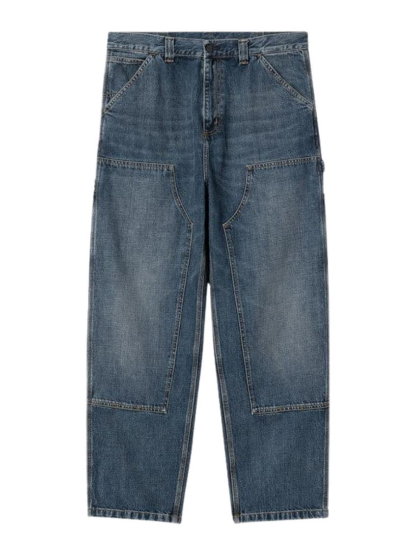 Carhartt Wip - cotton trousers double knee wide leg