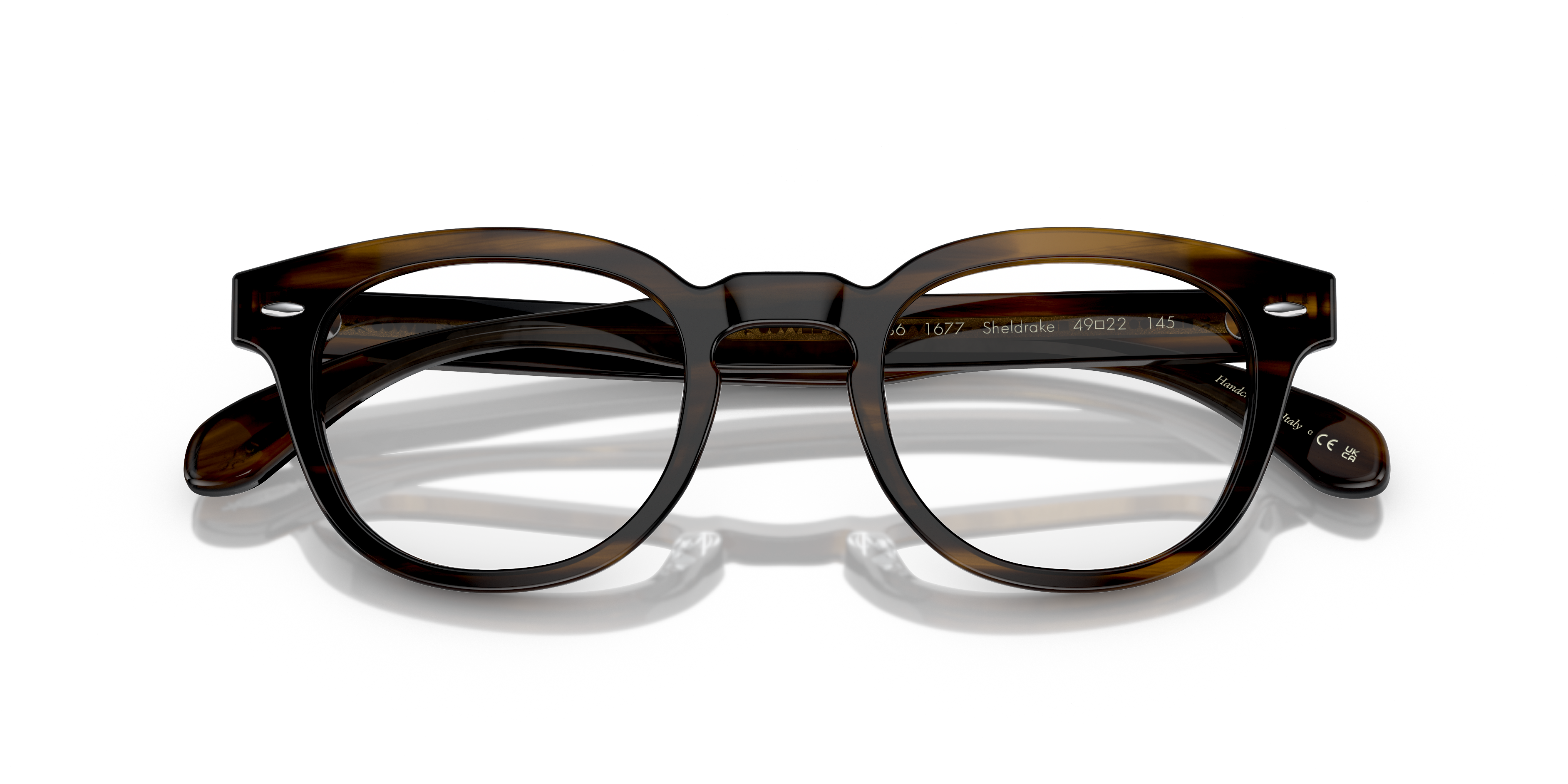 Oliver Peoples Unisex Oliver Peoples OV5036 SHELDRAKE 1677 Optische Fassungen Acetat Braun Transparent Pantos Norma