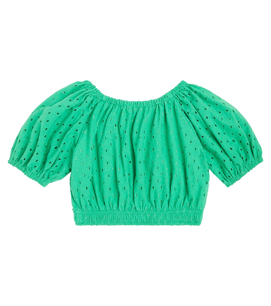 Delta cotton crop top