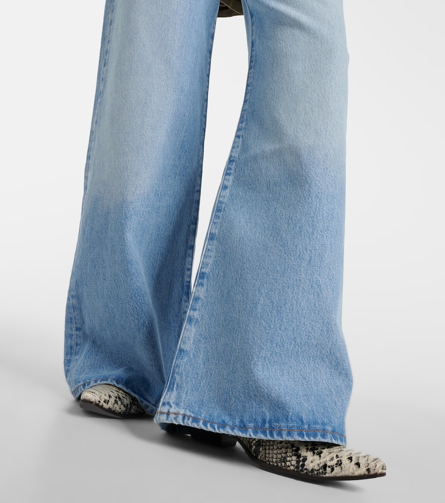 Beverly high-rise wide-leg jeans