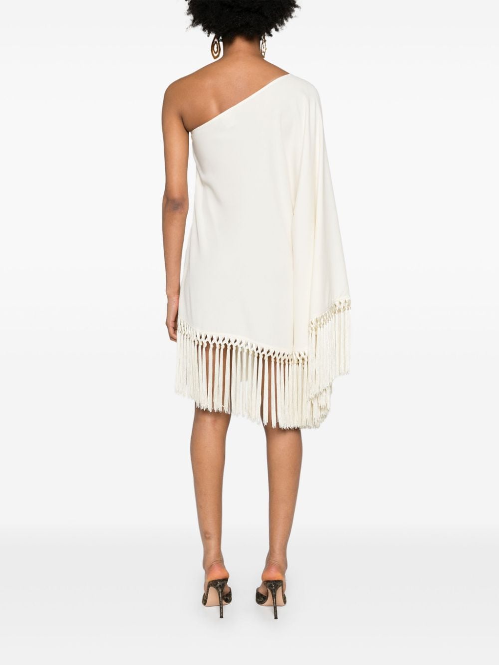 Arno one-shoulder minidress - White
