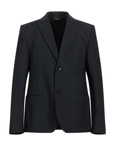 Man Blazer Black Size 44 Wool, Polyester, Elastane