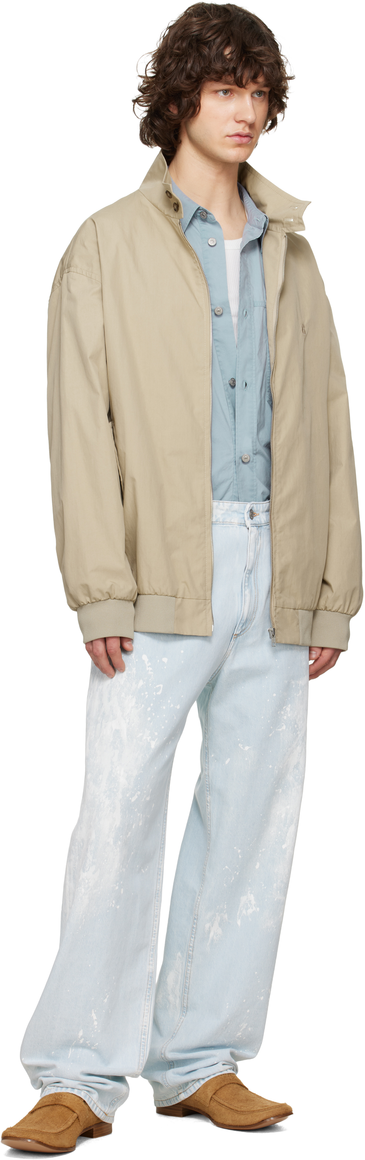 Beige Sports Jacket