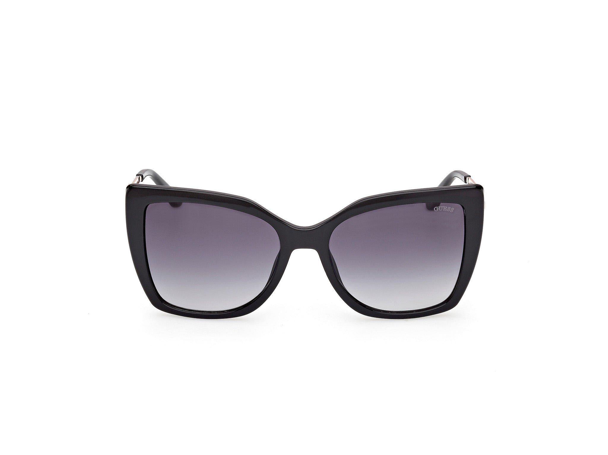 Guess Woman Guess GU00266 01B Sunglasses Injected Black Smoke Squared Norma
