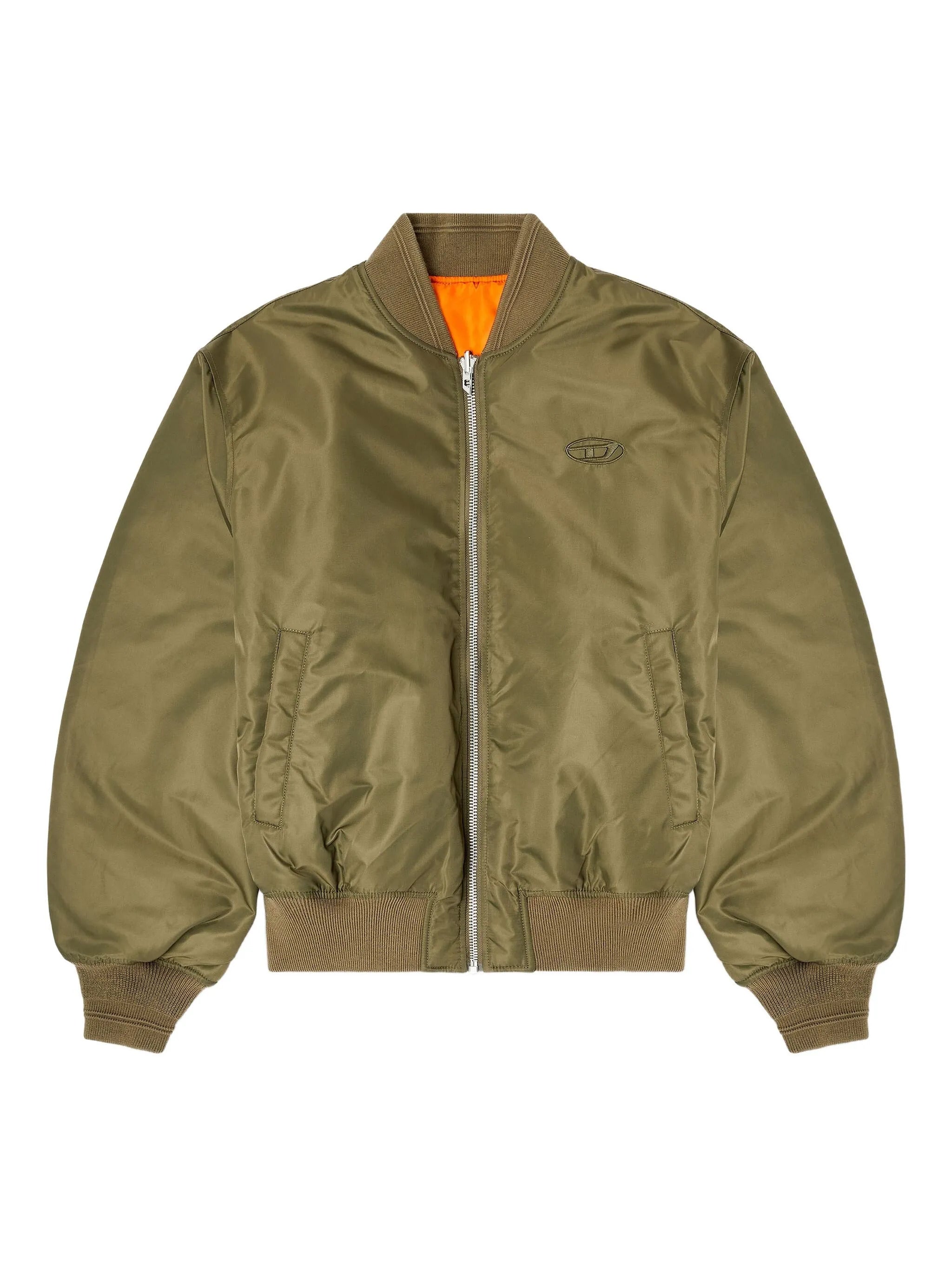Reversible Nylon Bomber Jacket, Regular Fit