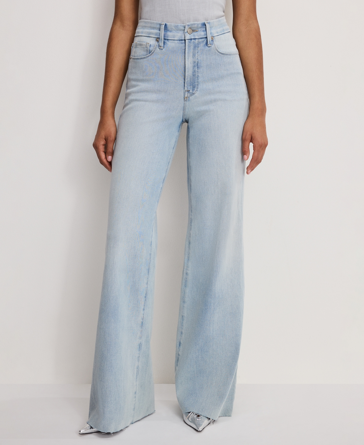 Women's Soft-Tech Good Waist Palazzo Jeans - Indigo1145