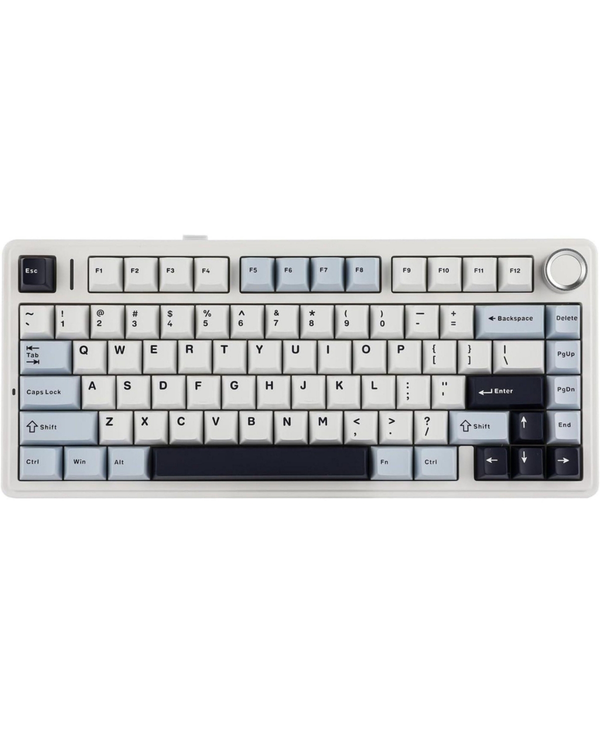 F75 Wireless Hot-Swappable Mechanical Gaming Keyboard - Light blue