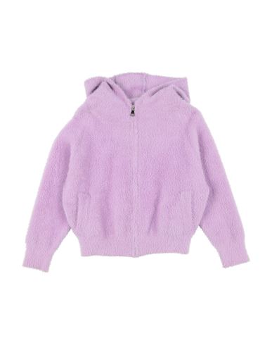 Kid Kid Girl Cardigan Lilac Size 10 Polyamide, Viscose, Acrylic, Polyester