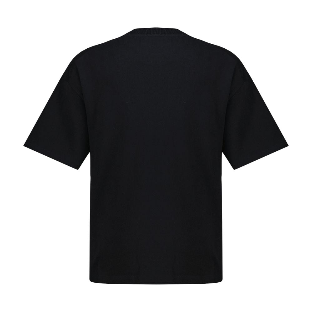 Cotton Crew-Neck T-Shirt — Black