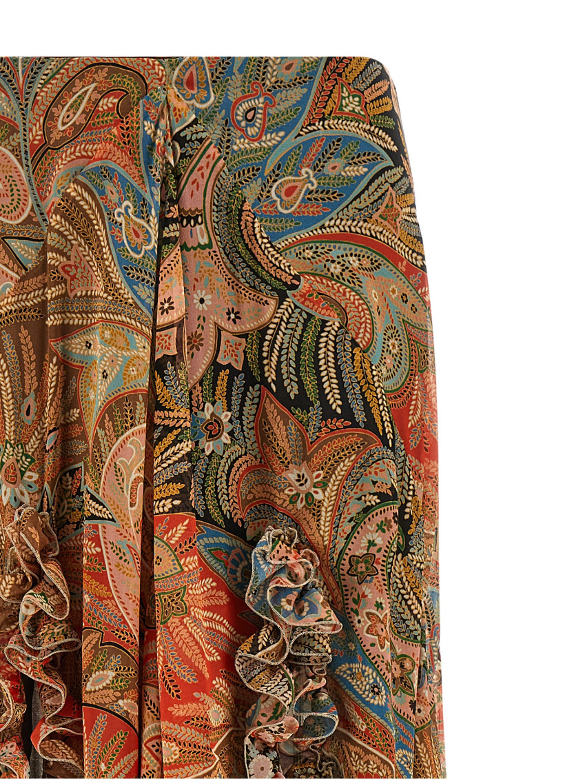 Paisley Foliage Skirt