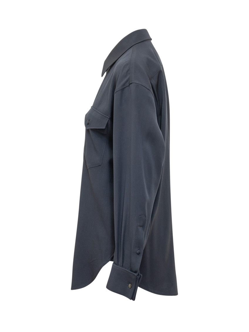 Blue Regular Solid Shirt