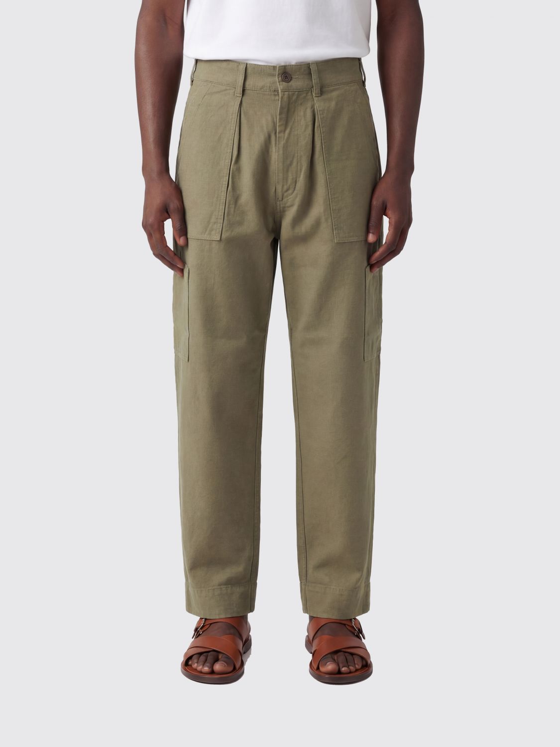 Pants Men color Kaki