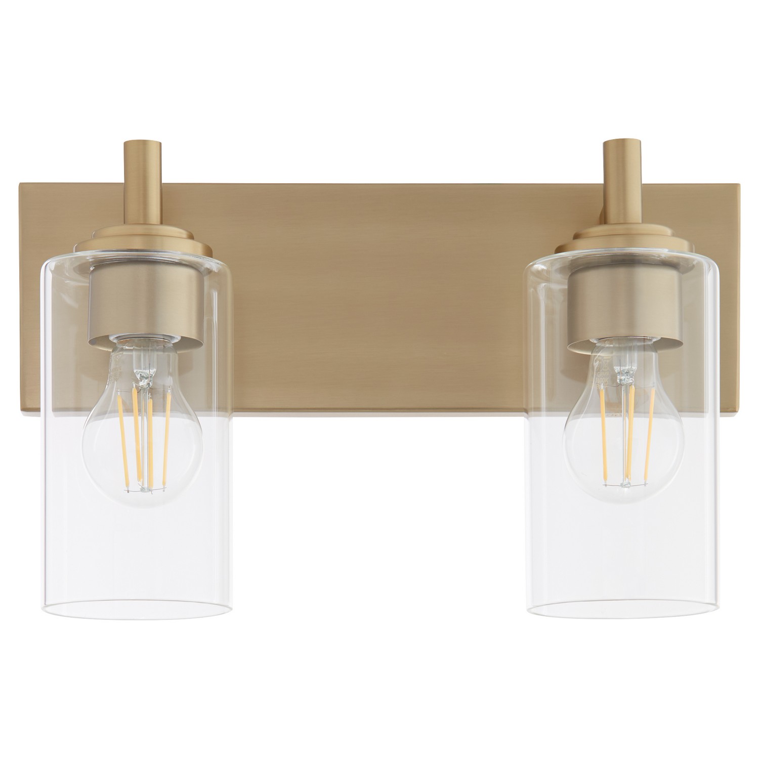 Fallstaff 2-Light Bathroom Vanity Light in Aged Bra