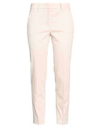 Easy Woman Pants Beige Size 4 Cotton, Elastane