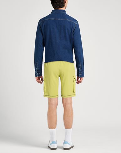 C. p. Company Man Shorts & Bermuda Shorts Lime green Size M Cotton