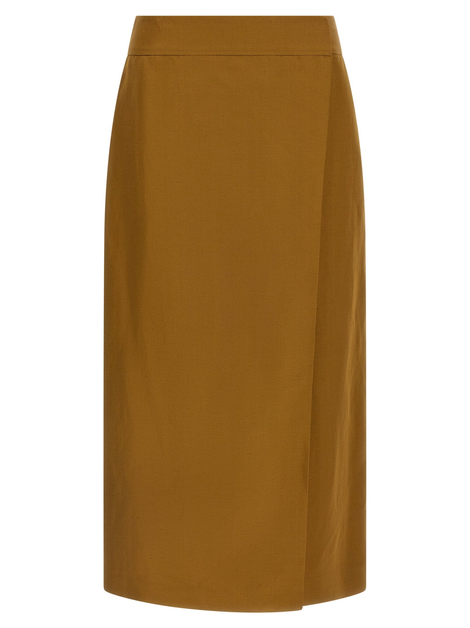 Wrap Skirt — Brown