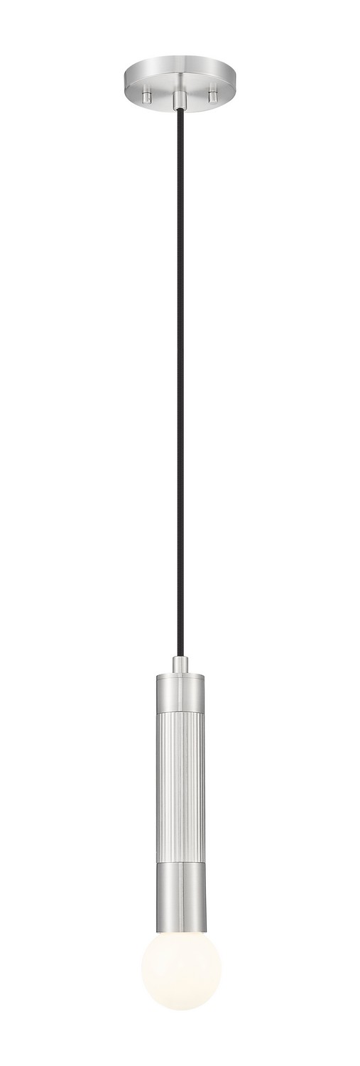 Brushed Nickel Pendant from the Stari Collection