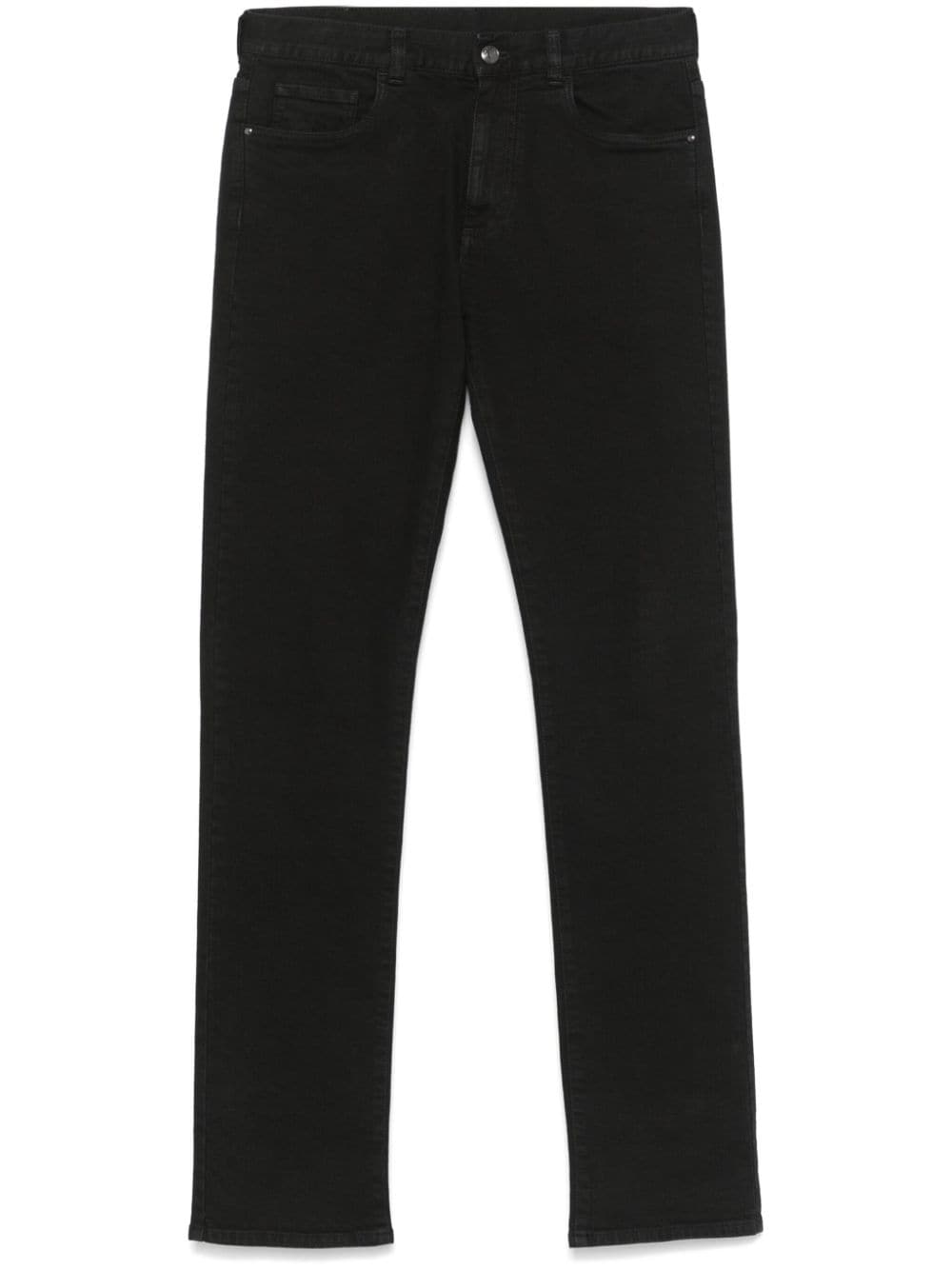 Straight-leg jeans - Black
