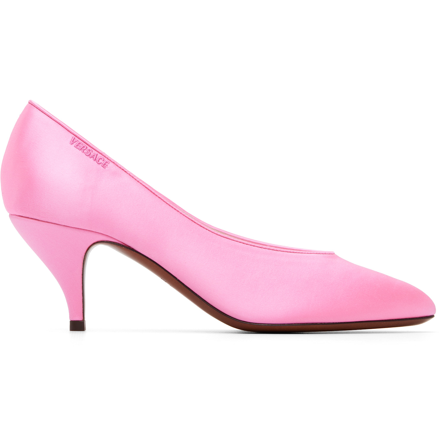Pink Tina Satin 65mm Heels