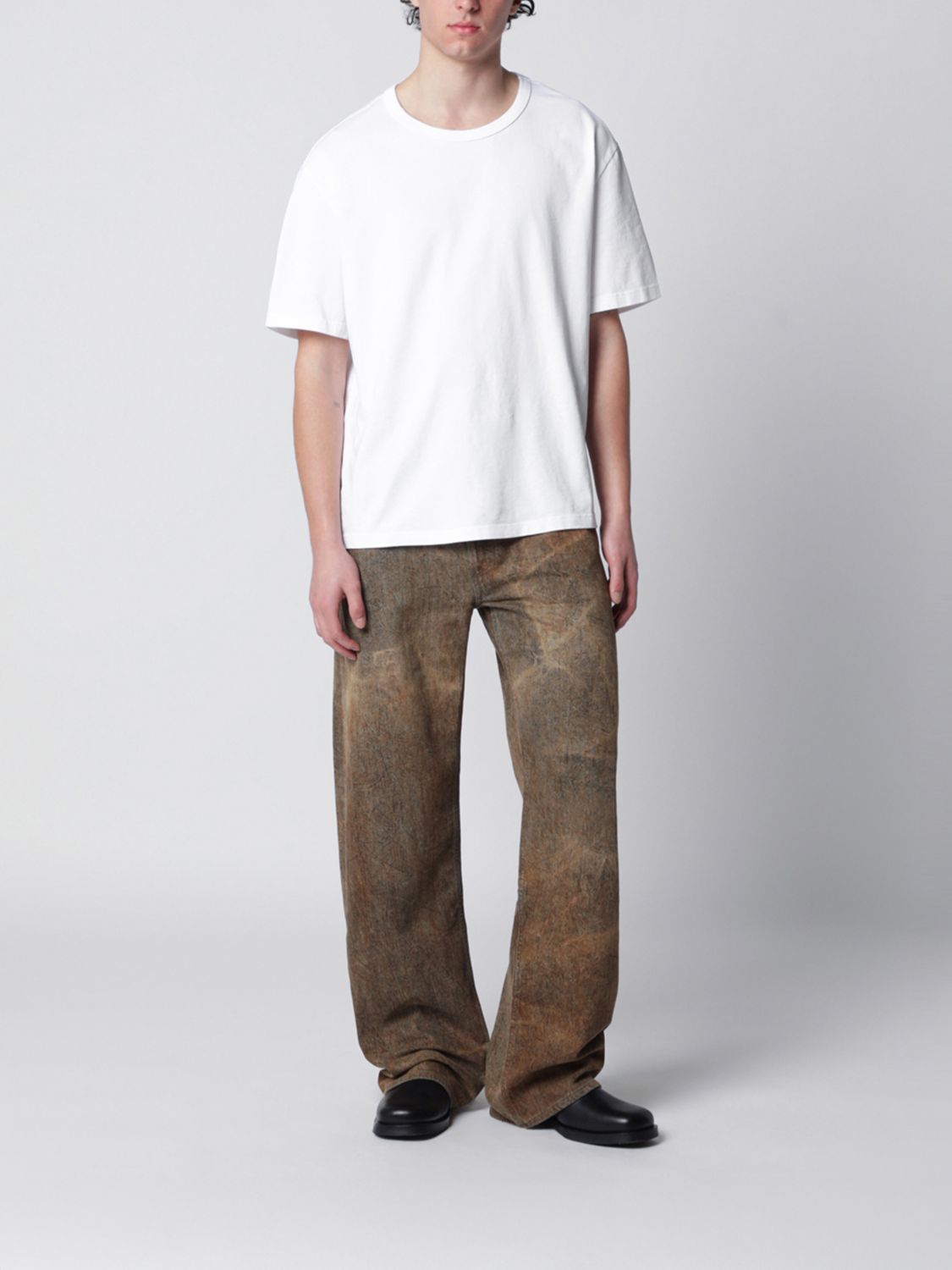 Jeans Men color Brown