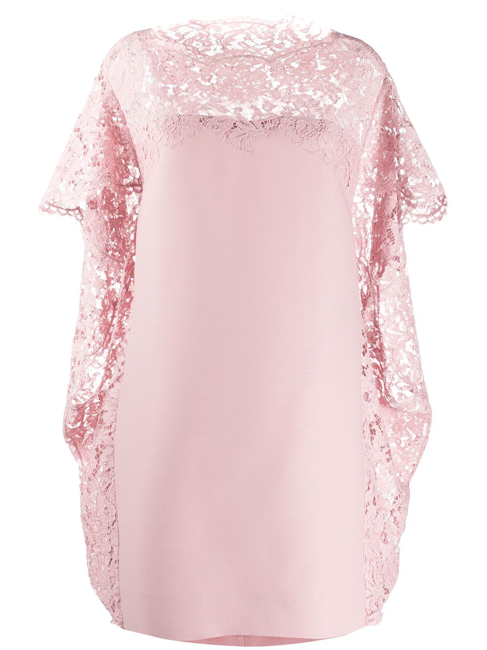 Valentino Garavani lace cape dress - Blue