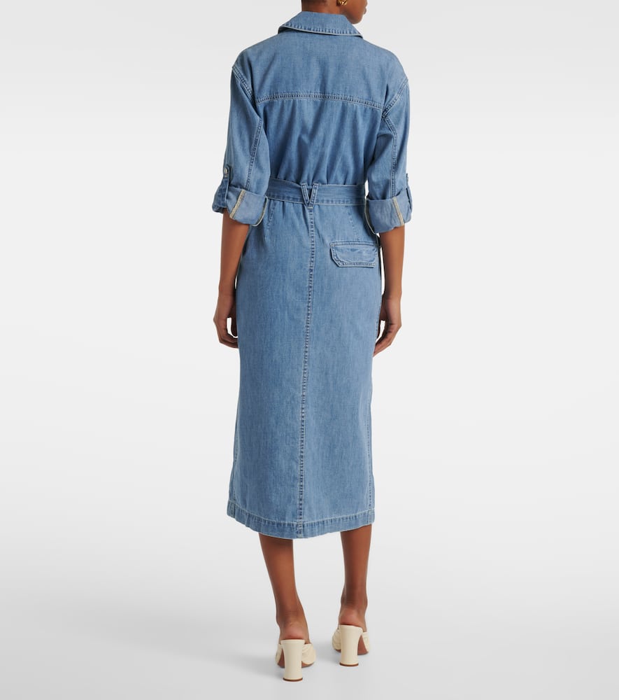 Evelyn denim shirt dress
