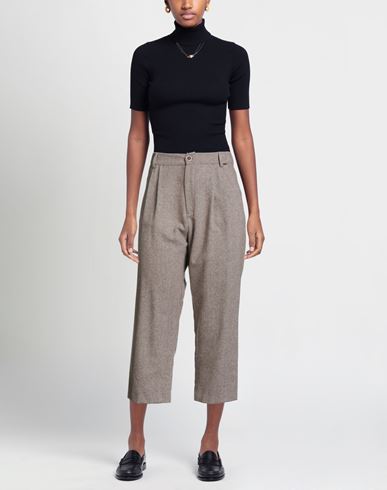 Woman Pants Light brown Size 6 Polyester, Polyamide, Elastane
