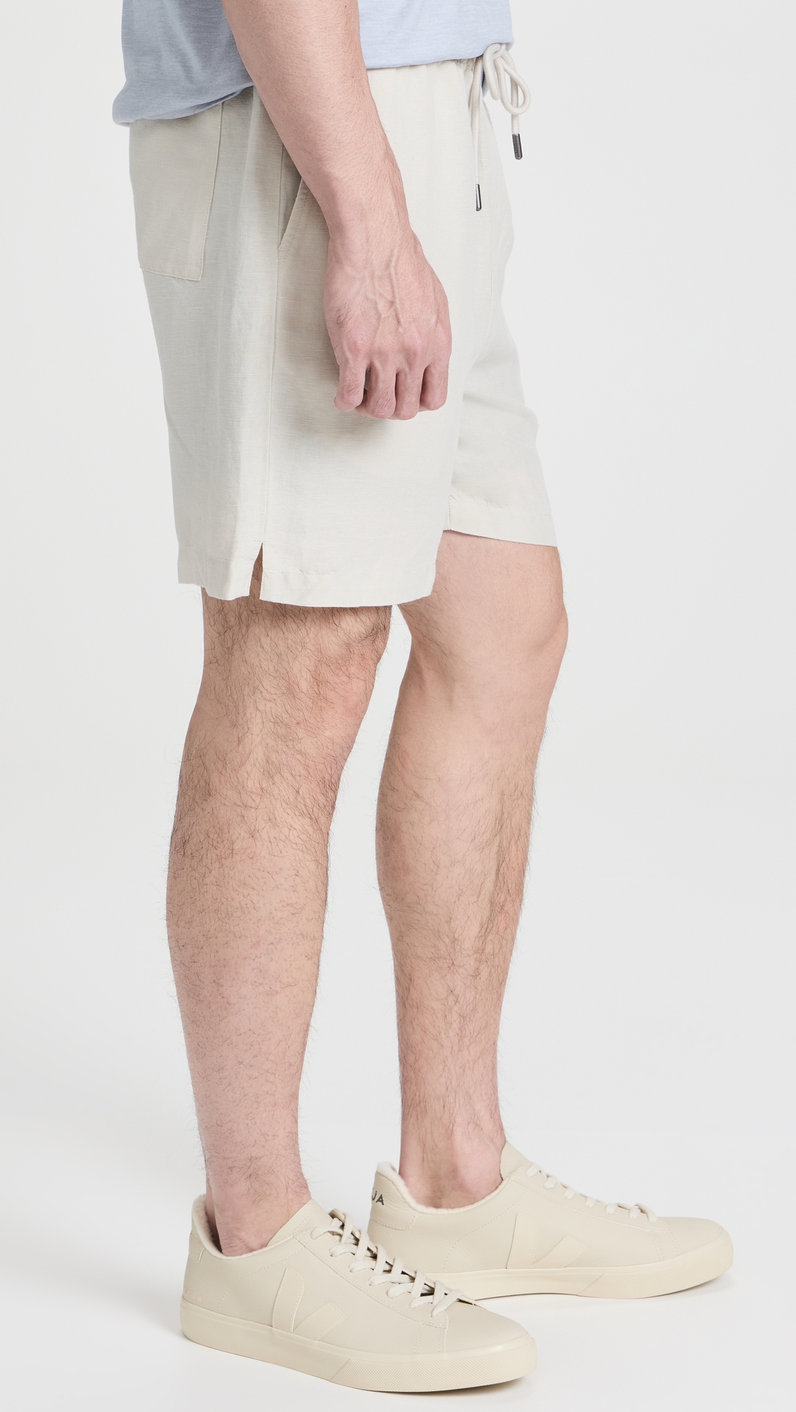 Air Linen Pull-On 6" Shorts Stone