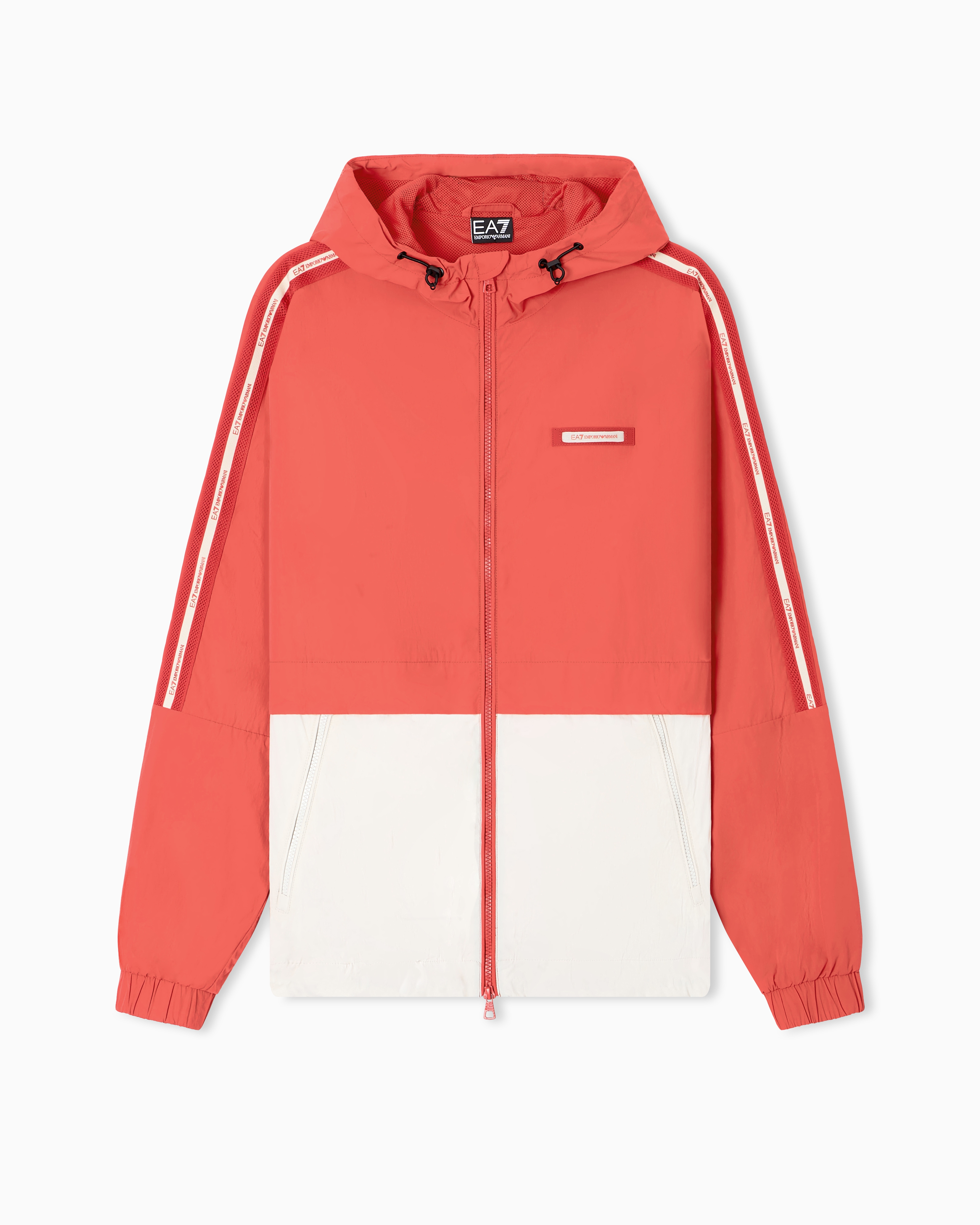 Logo Series nylon hooded jacket