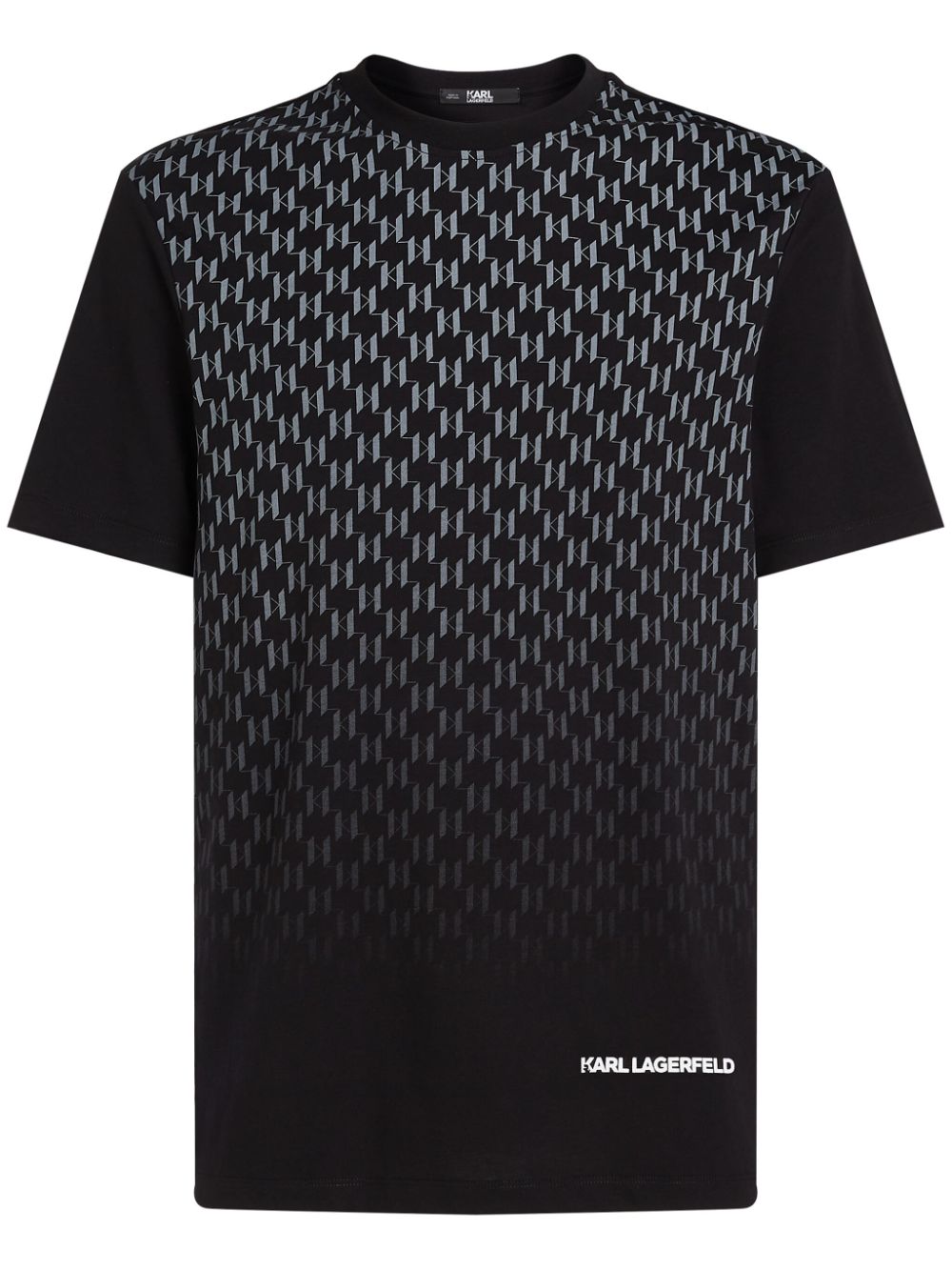 KL monogram-print T-shirt - Black