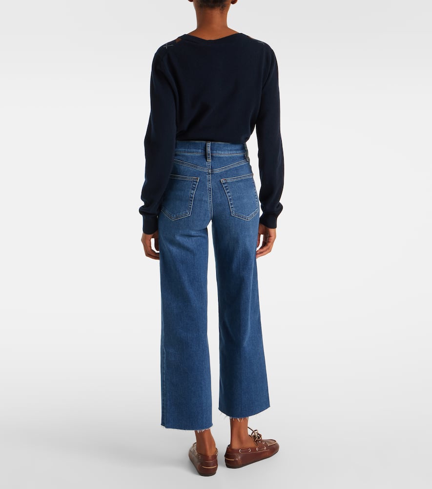 Le Slim Palazzo Crop wide-leg jeans