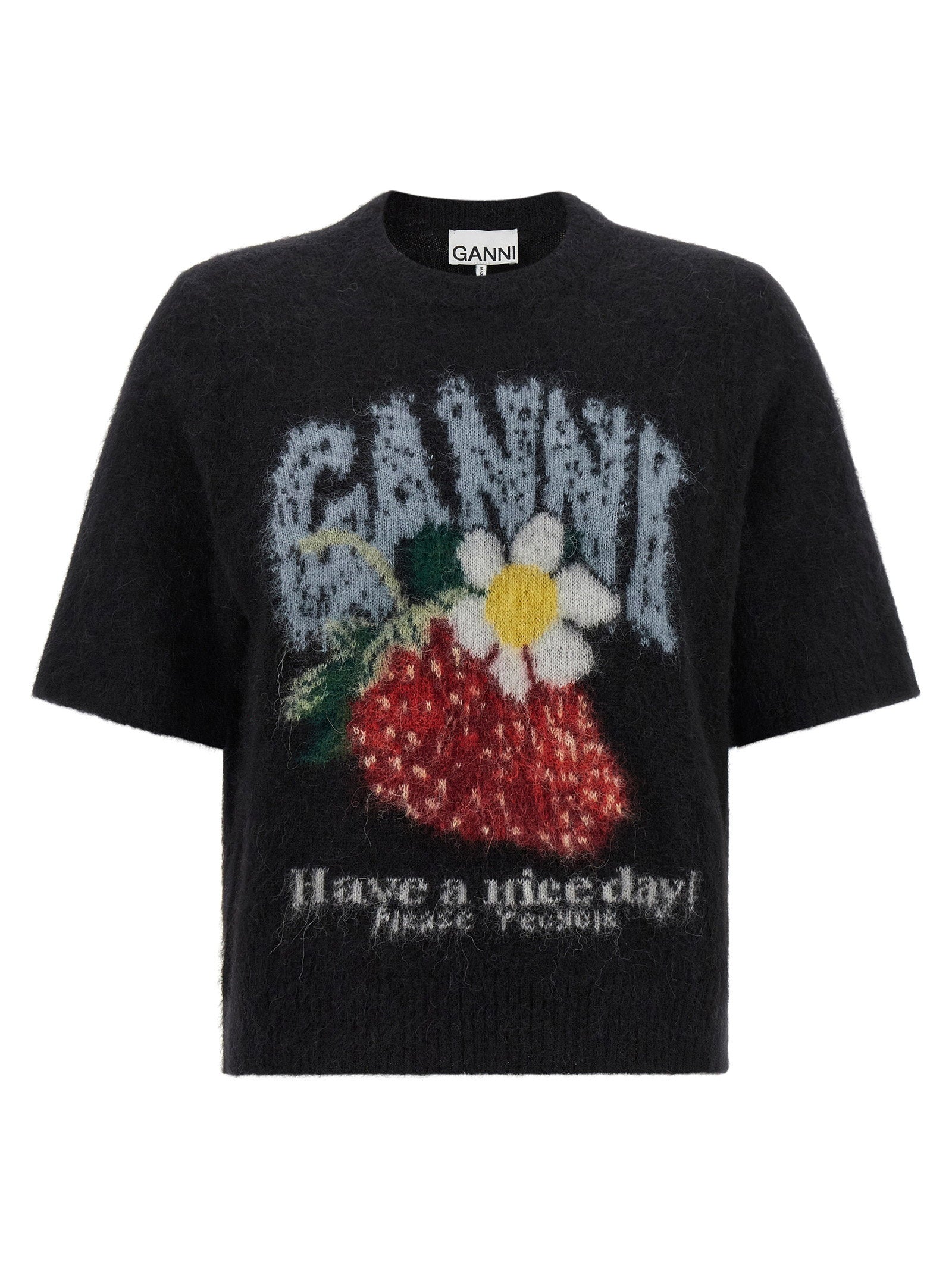 Strawberry Sweater — Black