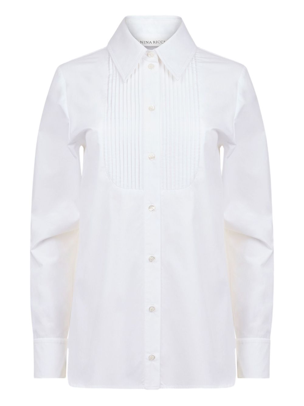 Cotton poplin shirt - White
