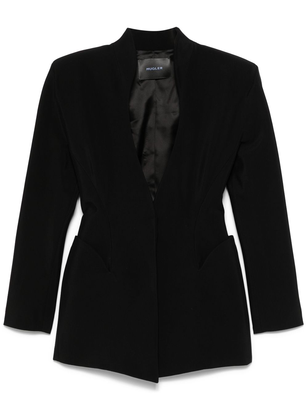 Short V Neck Jacket With Contemporary Design