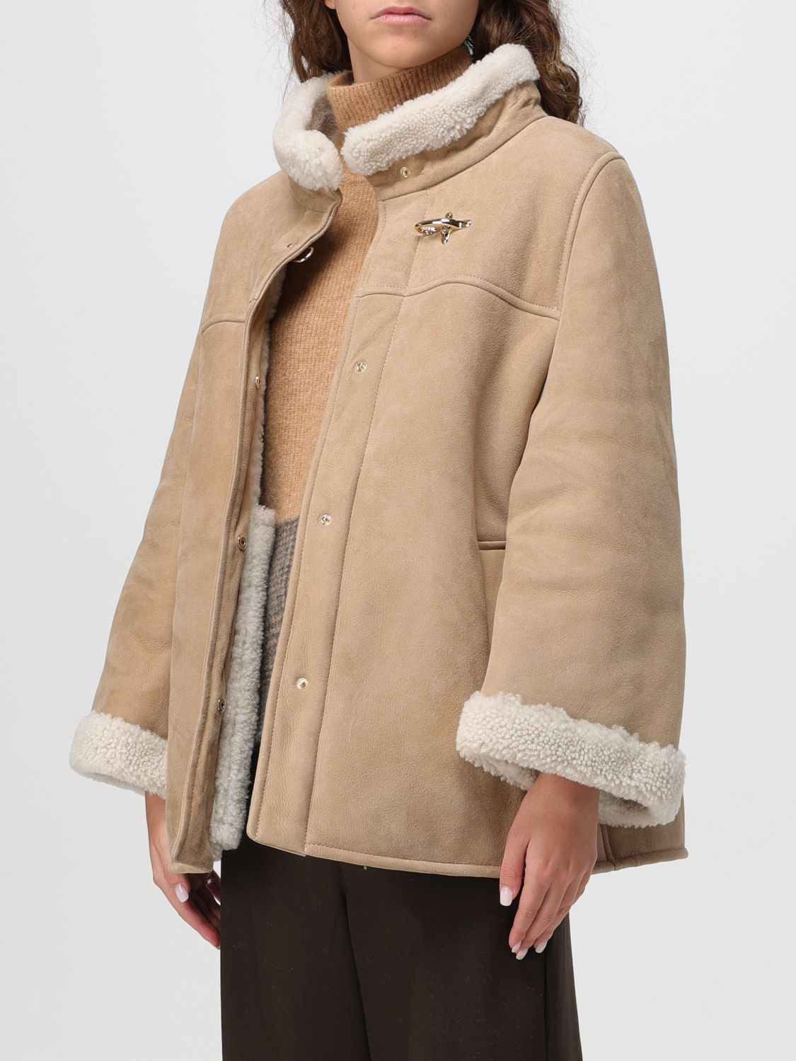 Coat Woman color Beige