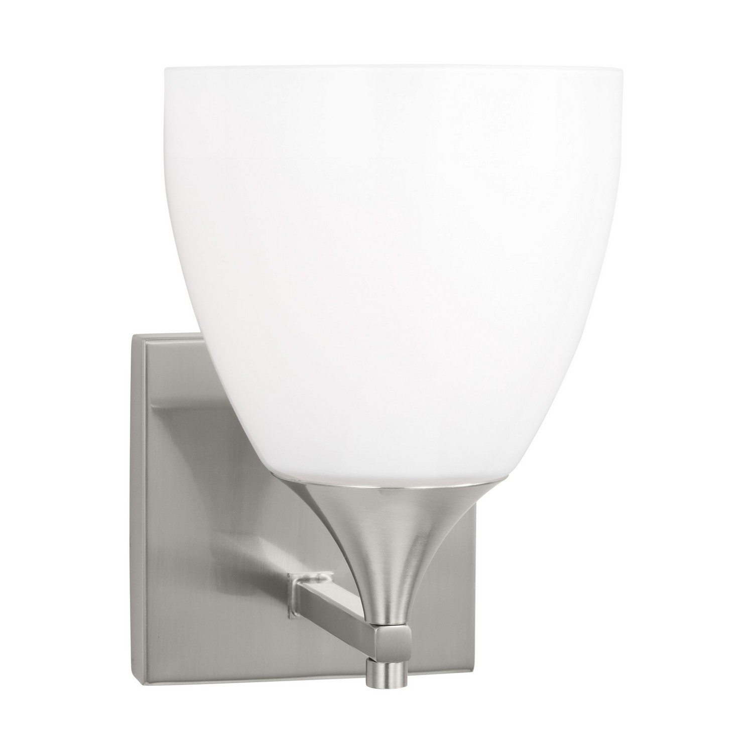 Brushed Steel One Light Wall Sconce from the Toffino Collection
